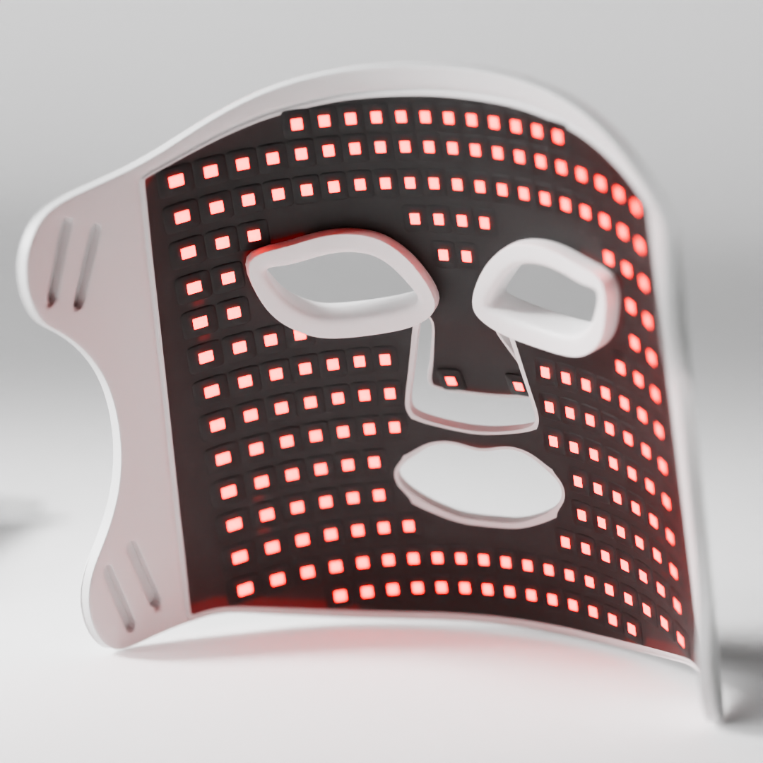 LIROMA® LED Red and Near-Infrared Light Therapy Mask for the Face, Neck, and Décolleté