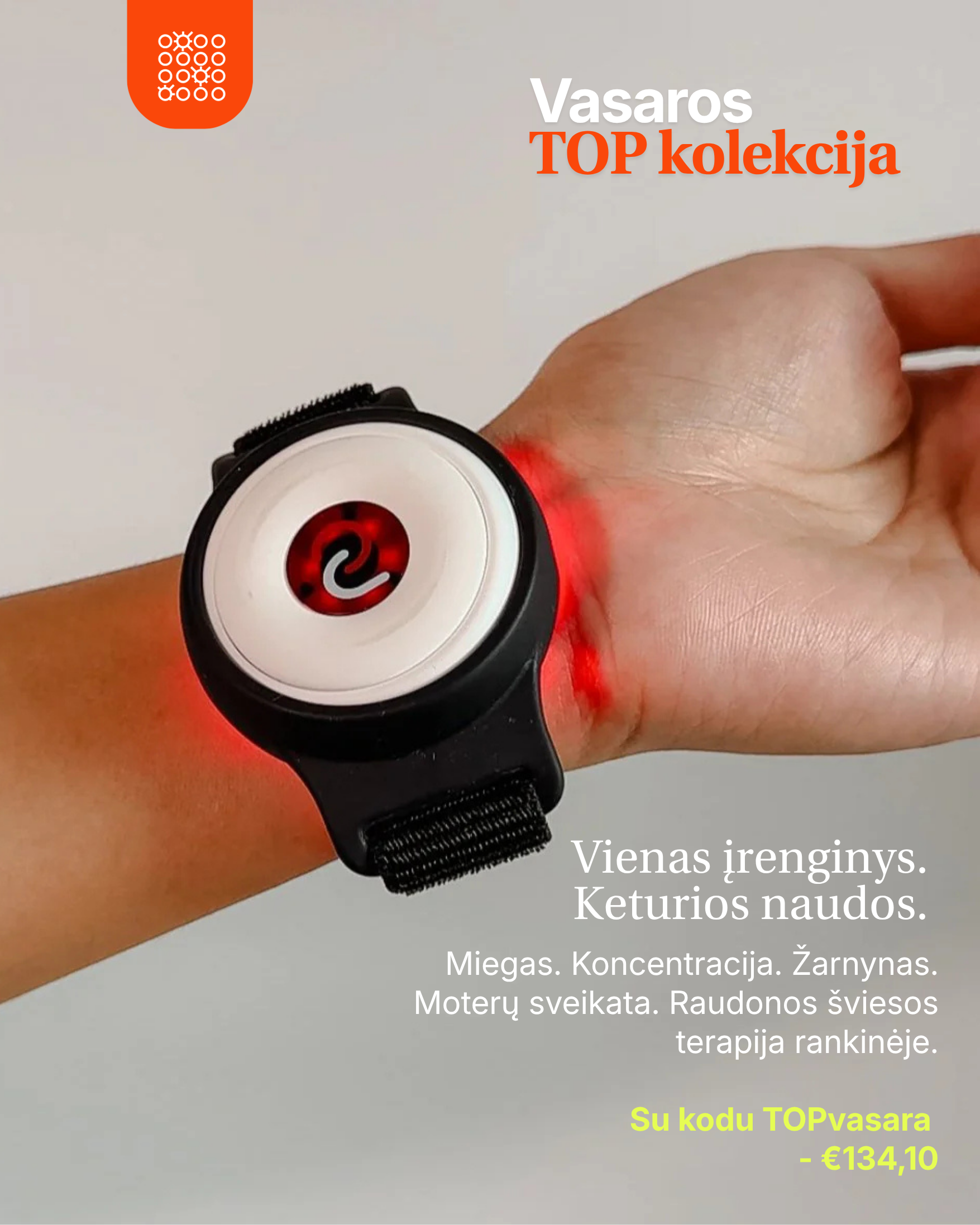 Luminousred® Kini - miegui, koncentracijai, žarnynui ir moterų iššūkiams