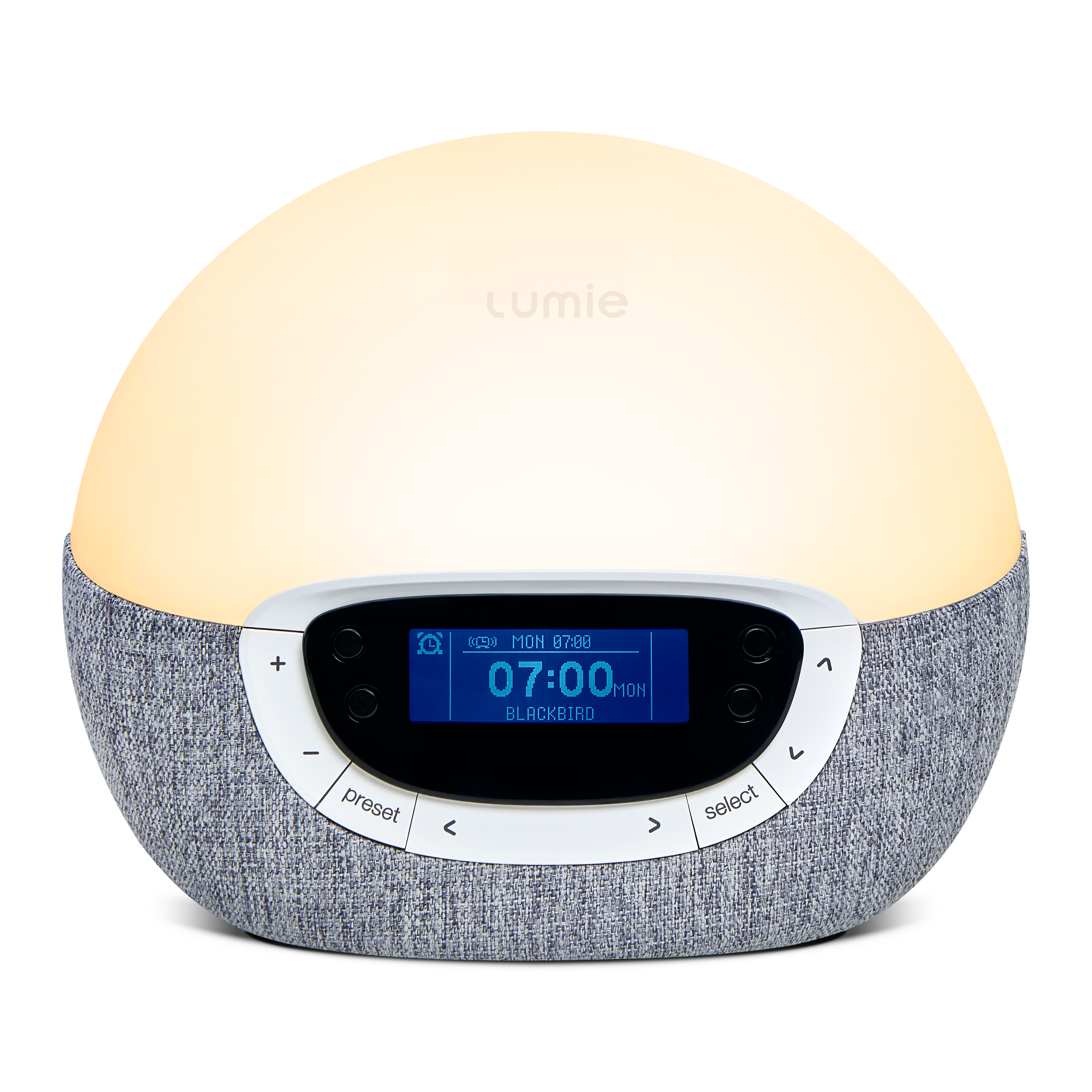 Bodyclock Shine 300 – light alarm clock with radio, white noise and 15 sounds