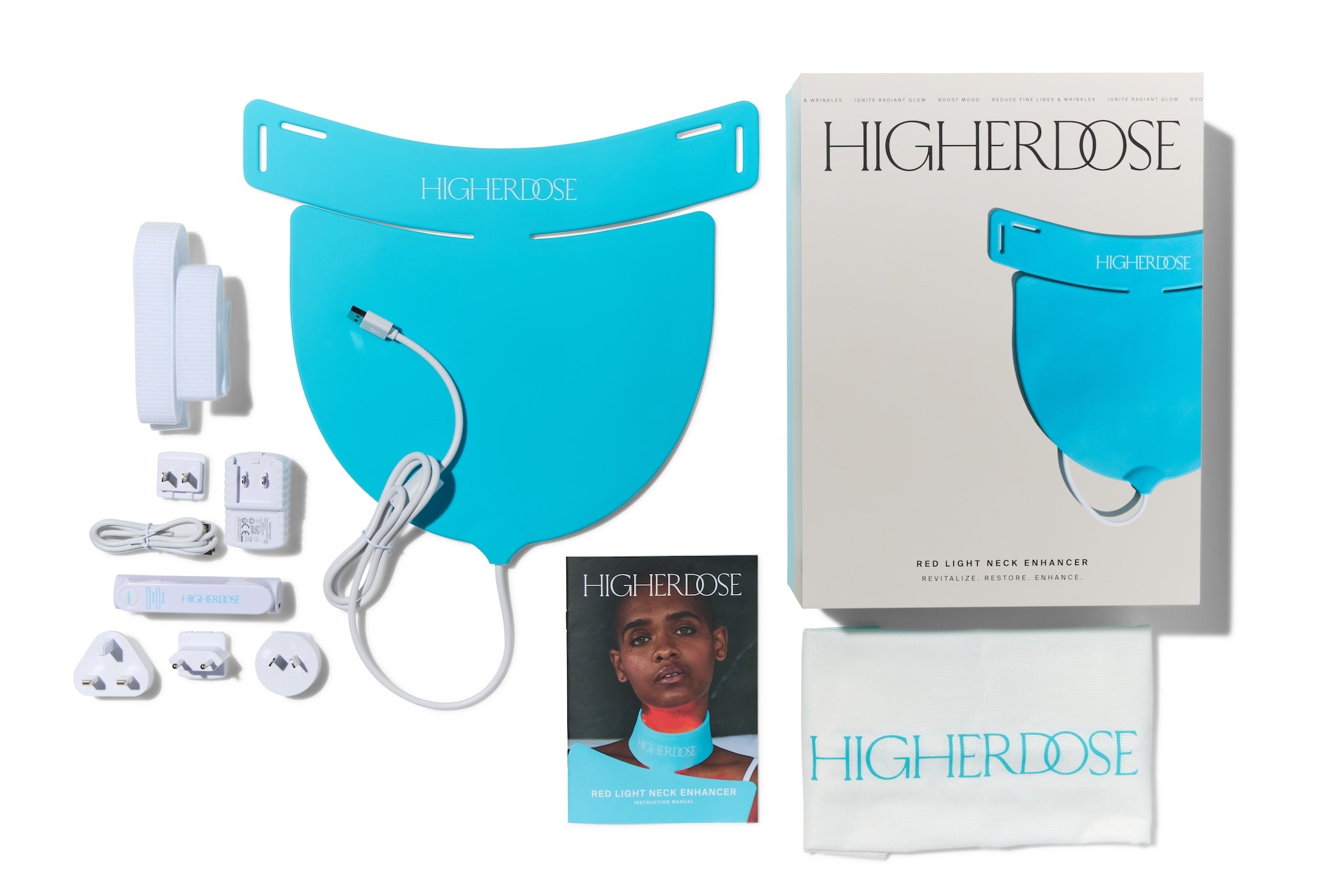HigherDOSE® Red Light and Near Infrared Neck, Décolleté and Back Mask